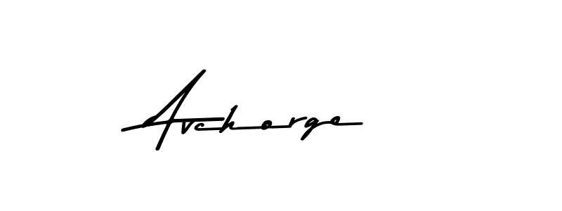 Create a beautiful signature design for name Avchorge. With this signature (Asem Kandis PERSONAL USE) fonts, you can make a handwritten signature for free. Avchorge signature style 9 images and pictures png