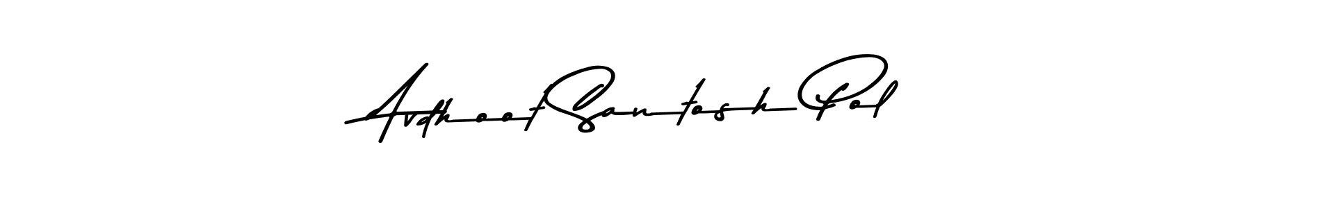 Design your own signature with our free online signature maker. With this signature software, you can create a handwritten (Asem Kandis PERSONAL USE) signature for name Avdhoot Santosh Pol. Avdhoot Santosh Pol signature style 9 images and pictures png