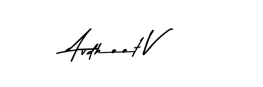 How to make Avdhoot V signature? Asem Kandis PERSONAL USE is a professional autograph style. Create handwritten signature for Avdhoot V name. Avdhoot V signature style 9 images and pictures png