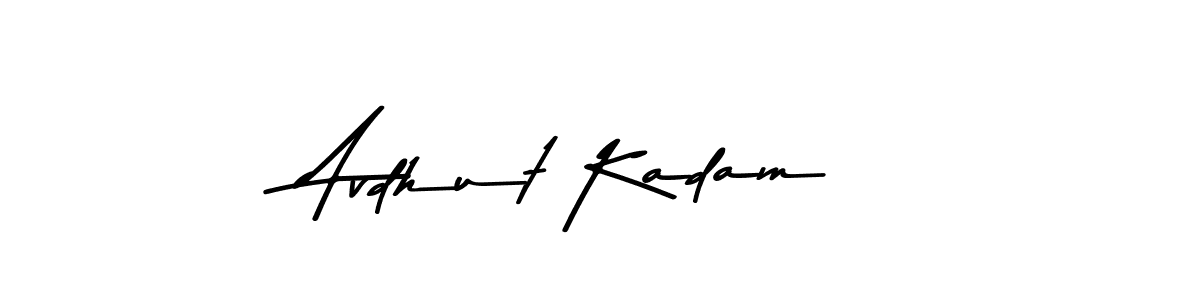 This is the best signature style for the Avdhut Kadam name. Also you like these signature font (Asem Kandis PERSONAL USE). Mix name signature. Avdhut Kadam signature style 9 images and pictures png