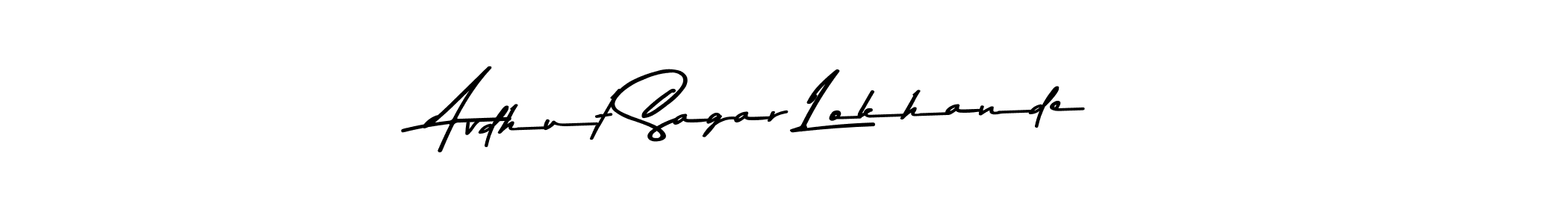 Design your own signature with our free online signature maker. With this signature software, you can create a handwritten (Asem Kandis PERSONAL USE) signature for name Avdhut Sagar Lokhande. Avdhut Sagar Lokhande signature style 9 images and pictures png