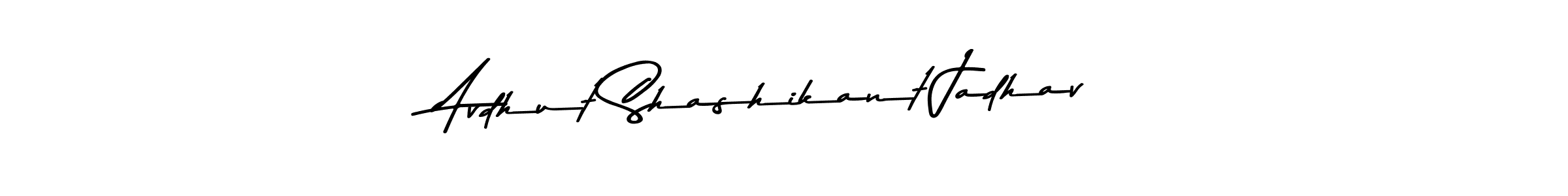 How to make Avdhut Shashikant Jadhav name signature. Use Asem Kandis PERSONAL USE style for creating short signs online. This is the latest handwritten sign. Avdhut Shashikant Jadhav signature style 9 images and pictures png