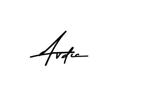 Avdic stylish signature style. Best Handwritten Sign (Asem Kandis PERSONAL USE) for my name. Handwritten Signature Collection Ideas for my name Avdic. Avdic signature style 9 images and pictures png