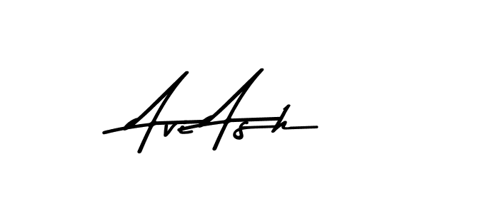 How to make Avi Ash name signature. Use Asem Kandis PERSONAL USE style for creating short signs online. This is the latest handwritten sign. Avi Ash signature style 9 images and pictures png