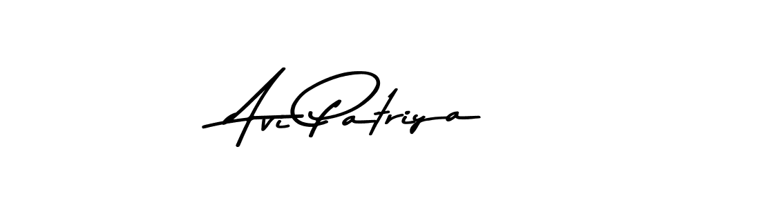 How to make Avi Patriya name signature. Use Asem Kandis PERSONAL USE style for creating short signs online. This is the latest handwritten sign. Avi Patriya signature style 9 images and pictures png