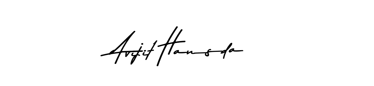 Create a beautiful signature design for name Avijit Hansda. With this signature (Asem Kandis PERSONAL USE) fonts, you can make a handwritten signature for free. Avijit Hansda signature style 9 images and pictures png