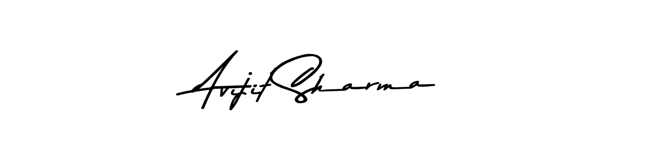 Make a beautiful signature design for name Avijit Sharma. With this signature (Asem Kandis PERSONAL USE) style, you can create a handwritten signature for free. Avijit Sharma signature style 9 images and pictures png