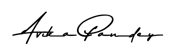 A modern signature idea for name Avika Pandey using Asem Kandis PERSONAL USE font. Clean strokes and elegant curves make it stand out instantly. Avika Pandey signature style 9 images and pictures png