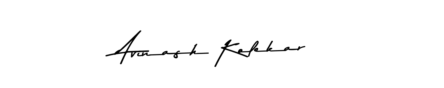 Here are the top 10 professional signature styles for the name Avinash Kolekar. These are the best autograph styles you can use for your name. Avinash Kolekar signature style 9 images and pictures png