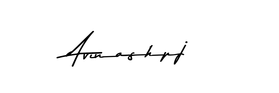 Make a beautiful signature design for name Avinashpj. With this signature (Asem Kandis PERSONAL USE) style, you can create a handwritten signature for free. Avinashpj signature style 9 images and pictures png