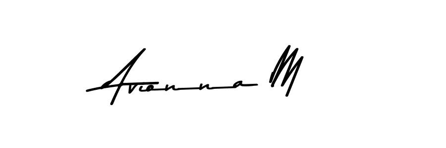 How to Draw Avionna M signature style? Asem Kandis PERSONAL USE is a latest design signature styles for name Avionna M. Avionna M signature style 9 images and pictures png