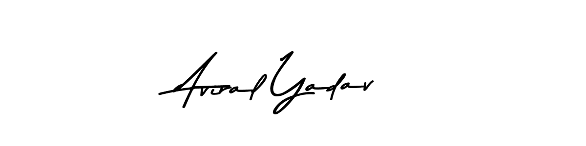 Aviral Yadav stylish signature style. Best Handwritten Sign (Asem Kandis PERSONAL USE) for my name. Handwritten Signature Collection Ideas for my name Aviral Yadav. Aviral Yadav signature style 9 images and pictures png