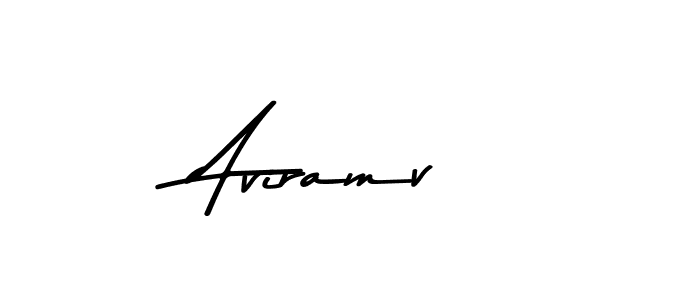 Design your own signature with our free online signature maker. With this signature software, you can create a handwritten (Asem Kandis PERSONAL USE) signature for name Aviramv. Aviramv signature style 9 images and pictures png