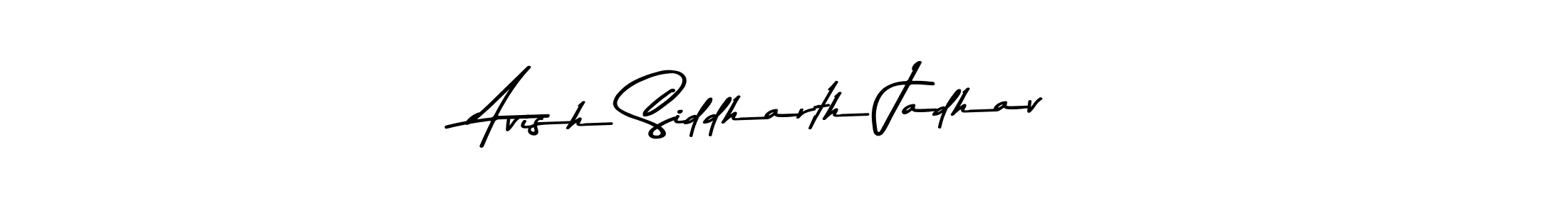 The best way (Asem Kandis PERSONAL USE) to make a short signature is to pick only two or three words in your name. The name Avish Siddharth Jadhav include a total of six letters. For converting this name. Avish Siddharth Jadhav signature style 9 images and pictures png