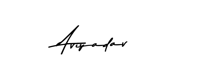 How to make Aviyadav name signature. Use Asem Kandis PERSONAL USE style for creating short signs online. This is the latest handwritten sign. Aviyadav signature style 9 images and pictures png