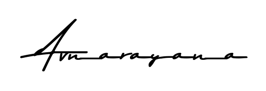 A stylish, flowing autograph style designed for name Avnarayana using Asem Kandis PERSONAL USE typography. Perfect for digital creative projects. Avnarayana signature style 9 images and pictures png