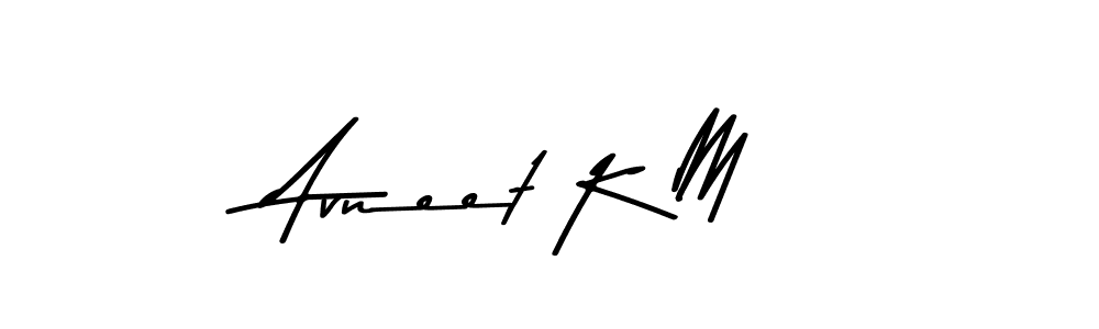 Also we have Avneet K M name is the best signature style. Create professional handwritten signature collection using Asem Kandis PERSONAL USE autograph style. Avneet K M signature style 9 images and pictures png