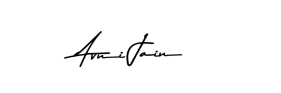 Create a beautiful signature design for name Avni Jain. With this signature (Asem Kandis PERSONAL USE) fonts, you can make a handwritten signature for free. Avni Jain signature style 9 images and pictures png