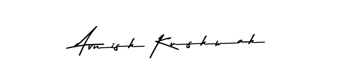 Avnish Kushwah stylish signature style. Best Handwritten Sign (Asem Kandis PERSONAL USE) for my name. Handwritten Signature Collection Ideas for my name Avnish Kushwah. Avnish Kushwah signature style 9 images and pictures png