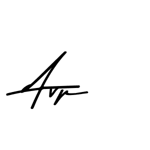 Create a beautiful signature design for name Avp. With this signature (Asem Kandis PERSONAL USE) fonts, you can make a handwritten signature for free. Avp signature style 9 images and pictures png