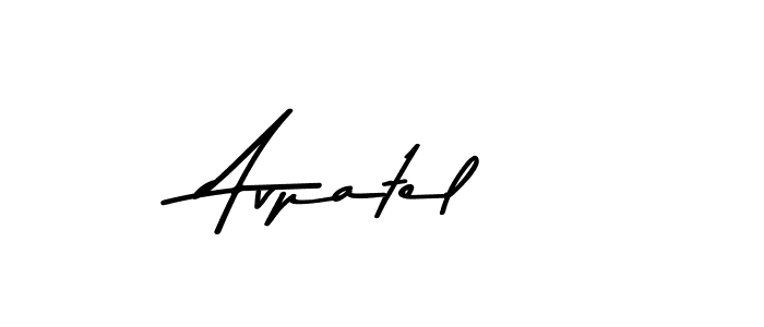 Make a beautiful signature design for name Avpatel. With this signature (Asem Kandis PERSONAL USE) style, you can create a handwritten signature for free. Avpatel signature style 9 images and pictures png