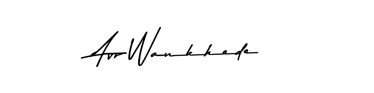 Here are the top 10 professional signature styles for the name Avr Wankhede. These are the best autograph styles you can use for your name. Avr Wankhede signature style 9 images and pictures png