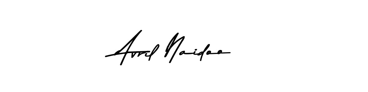 Design your own signature with our free online signature maker. With this signature software, you can create a handwritten (Asem Kandis PERSONAL USE) signature for name Avril Naidoo. Avril Naidoo signature style 9 images and pictures png
