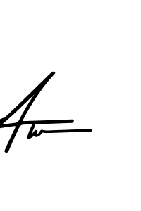 How to make Aw signature? Asem Kandis PERSONAL USE is a professional autograph style. Create handwritten signature for Aw name. Aw signature style 9 images and pictures png