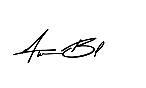 How to Draw Aw Bl signature style? Asem Kandis PERSONAL USE is a latest design signature styles for name Aw Bl. Aw Bl signature style 9 images and pictures png