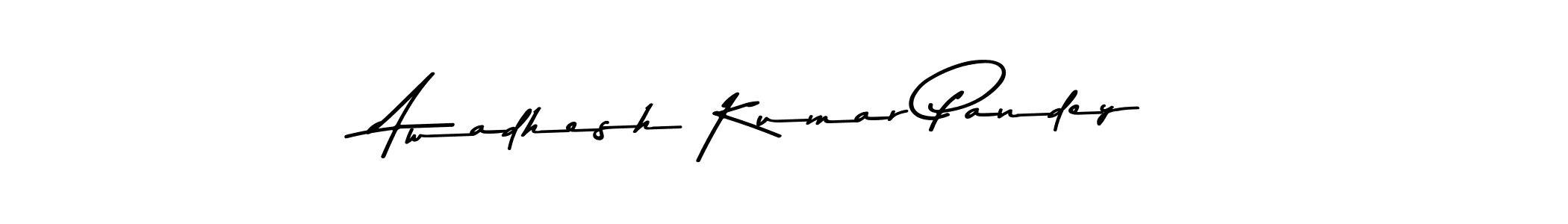 Awadhesh Kumar Pandey stylish signature style. Best Handwritten Sign (Asem Kandis PERSONAL USE) for my name. Handwritten Signature Collection Ideas for my name Awadhesh Kumar Pandey. Awadhesh Kumar Pandey signature style 9 images and pictures png