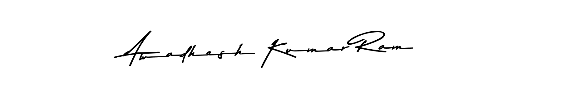 Asem Kandis PERSONAL USE is a professional signature style that is perfect for those who want to add a touch of class to their signature. It is also a great choice for those who want to make their signature more unique. Get Awadhesh Kumar Ram name to fancy signature for free. Awadhesh Kumar Ram signature style 9 images and pictures png