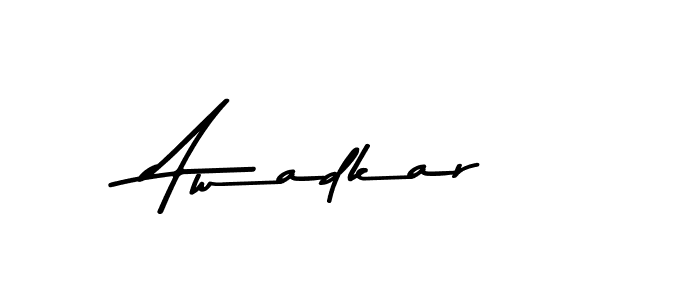 Use a signature maker to create a handwritten signature online. With this signature software, you can design (Asem Kandis PERSONAL USE) your own signature for name Awadkar. Awadkar signature style 9 images and pictures png