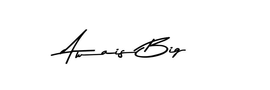 Create a beautiful signature design for name Awais Big. With this signature (Asem Kandis PERSONAL USE) fonts, you can make a handwritten signature for free. Awais Big signature style 9 images and pictures png