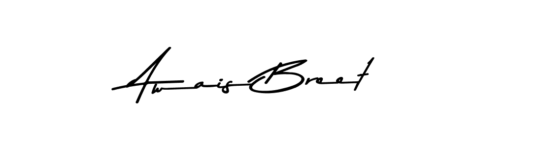 Design your own signature with our free online signature maker. With this signature software, you can create a handwritten (Asem Kandis PERSONAL USE) signature for name Awais Breet. Awais Breet signature style 9 images and pictures png