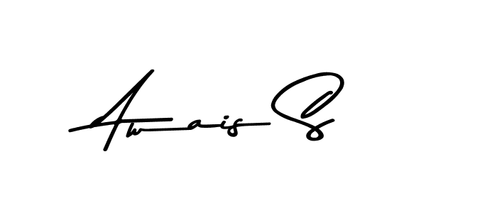 Awais S stylish signature style. Best Handwritten Sign (Asem Kandis PERSONAL USE) for my name. Handwritten Signature Collection Ideas for my name Awais S. Awais S signature style 9 images and pictures png