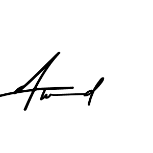 Similarly Asem Kandis PERSONAL USE is the best handwritten signature design. Signature creator online .You can use it as an online autograph creator for name Awd. Awd signature style 9 images and pictures png