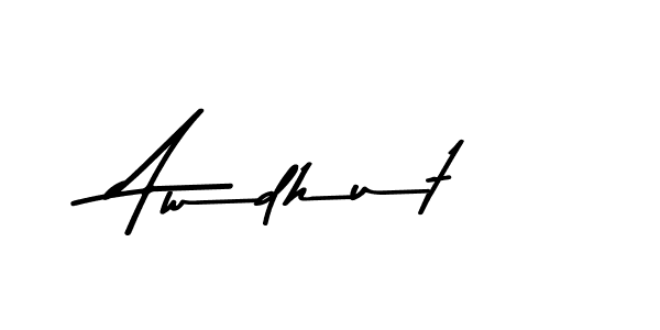 Also You can easily find your signature by using the search form. We will create Awdhut name handwritten signature images for you free of cost using Asem Kandis PERSONAL USE sign style. Awdhut signature style 9 images and pictures png