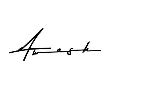 Use a signature maker to create a handwritten signature online. With this signature software, you can design (Asem Kandis PERSONAL USE) your own signature for name Awesh. Awesh signature style 9 images and pictures png