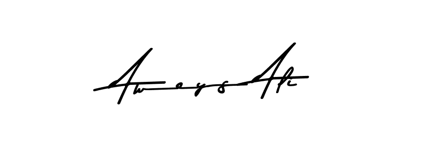 Also You can easily find your signature by using the search form. We will create Aweys Ali name handwritten signature images for you free of cost using Asem Kandis PERSONAL USE sign style. Aweys Ali signature style 9 images and pictures png