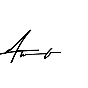 Once you've used our free online signature maker to create your best signature Asem Kandis PERSONAL USE style, it's time to enjoy all of the benefits that Awf name signing documents. Awf signature style 9 images and pictures png