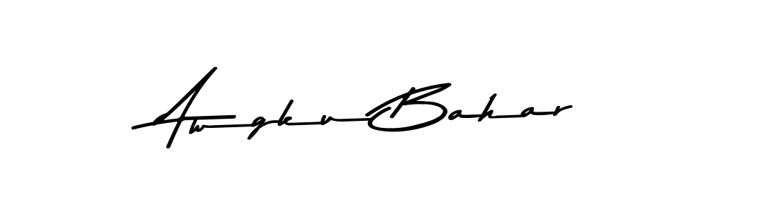 Make a beautiful signature design for name Awgku Bahar. Use this online signature maker to create a handwritten signature for free. Awgku Bahar signature style 9 images and pictures png