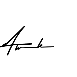 This is the best signature style for the Awk name. Also you like these signature font (Asem Kandis PERSONAL USE). Mix name signature. Awk signature style 9 images and pictures png