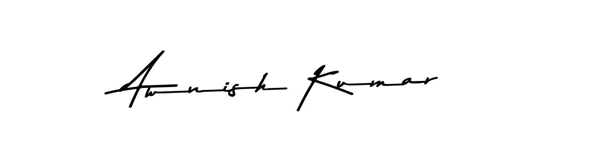The best way (Asem Kandis PERSONAL USE) to make a short signature is to pick only two or three words in your name. The name Awnish Kumar include a total of six letters. For converting this name. Awnish Kumar signature style 9 images and pictures png