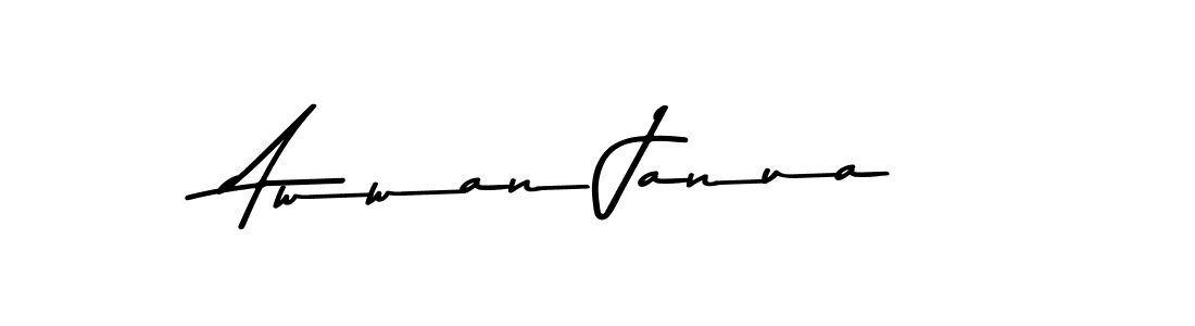 Design your own signature with our free online signature maker. With this signature software, you can create a handwritten (Asem Kandis PERSONAL USE) signature for name Awwan Janua. Awwan Janua signature style 9 images and pictures png