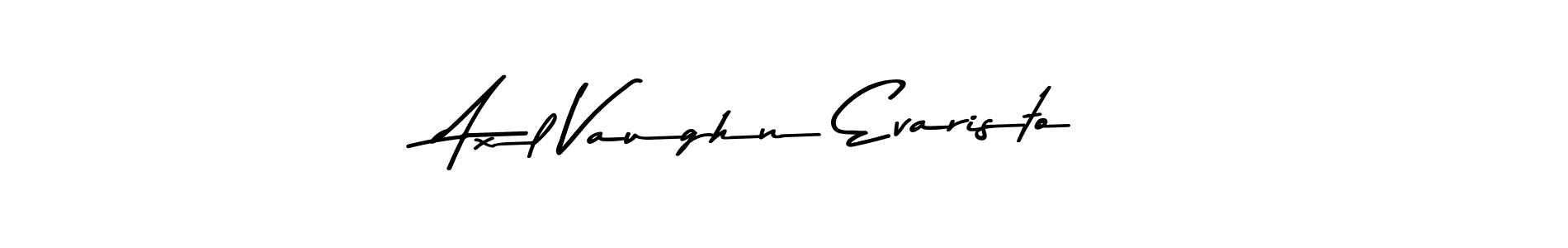 Make a beautiful signature design for name Axl Vaughn Evaristo. Use this online signature maker to create a handwritten signature for free. Axl Vaughn Evaristo signature style 9 images and pictures png