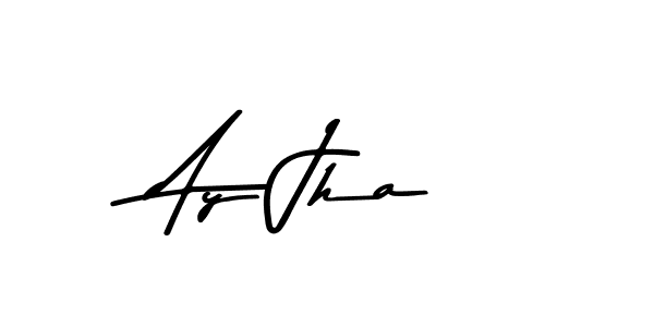 Make a beautiful signature design for name Ay Jha. With this signature (Asem Kandis PERSONAL USE) style, you can create a handwritten signature for free. Ay Jha signature style 9 images and pictures png