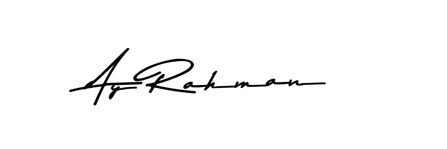 Also You can easily find your signature by using the search form. We will create Ay Rahman name handwritten signature images for you free of cost using Asem Kandis PERSONAL USE sign style. Ay Rahman signature style 9 images and pictures png