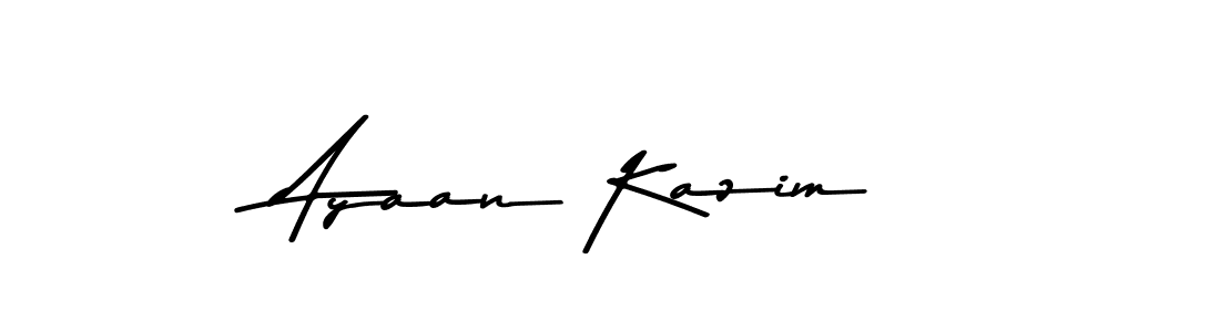 The best way (Asem Kandis PERSONAL USE) to make a short signature is to pick only two or three words in your name. The name Ayaan Kazim include a total of six letters. For converting this name. Ayaan Kazim signature style 9 images and pictures png