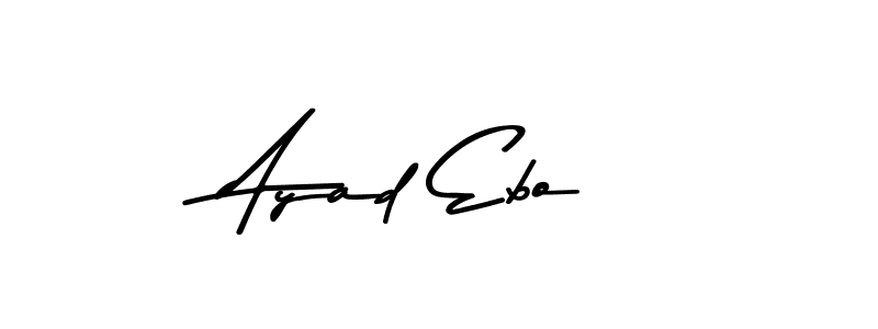 Create a beautiful signature design for name Ayad Ebo. With this signature (Asem Kandis PERSONAL USE) fonts, you can make a handwritten signature for free. Ayad Ebo signature style 9 images and pictures png
