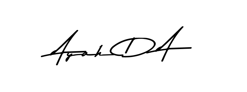 How to Draw Ayah D A signature style? Asem Kandis PERSONAL USE is a latest design signature styles for name Ayah D A. Ayah D A signature style 9 images and pictures png